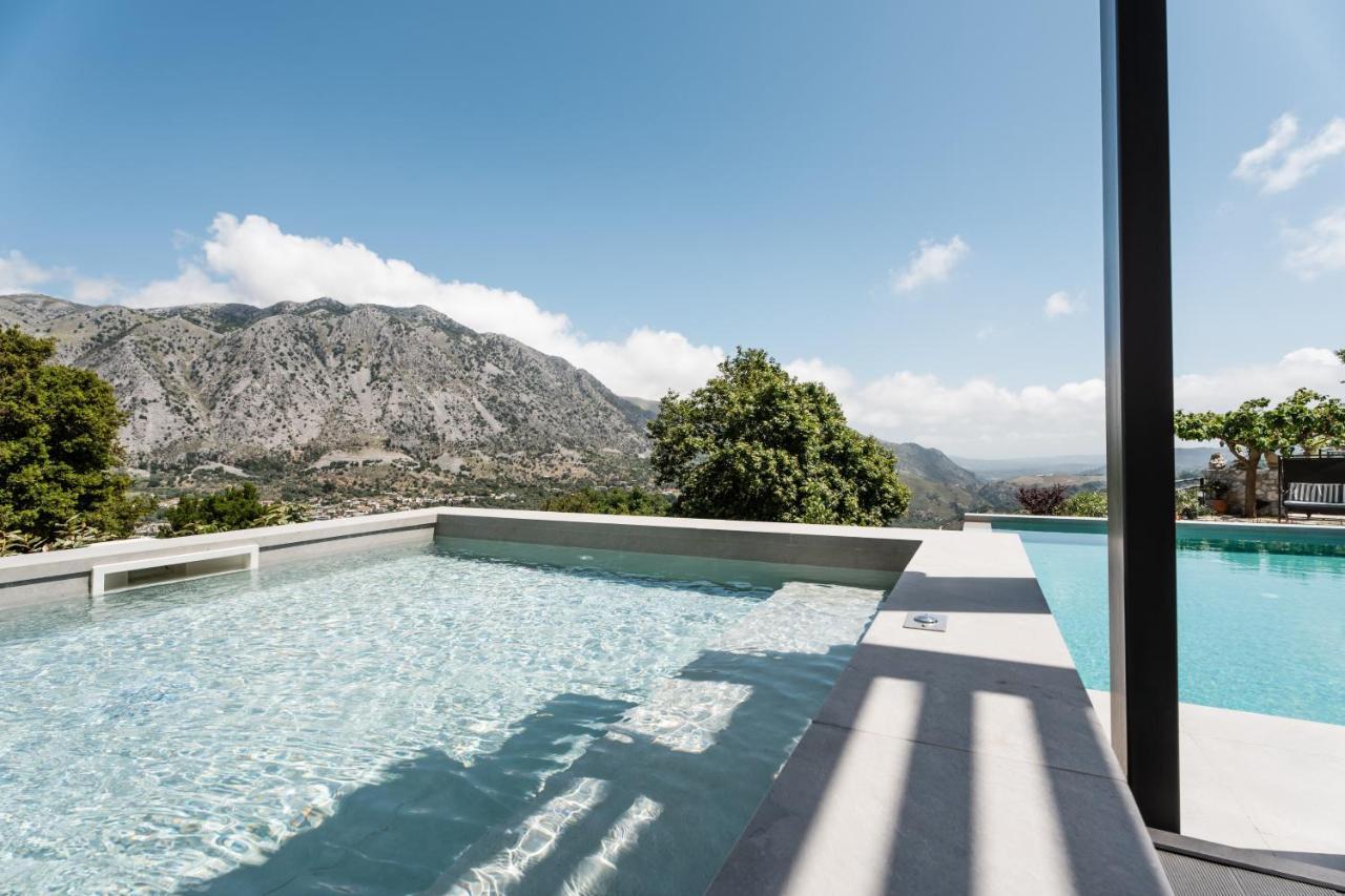Eumelia Iconic Villa, With Heated Pool & Whirlpool, By Thinkvilla Asi Gonia المظهر الخارجي الصورة