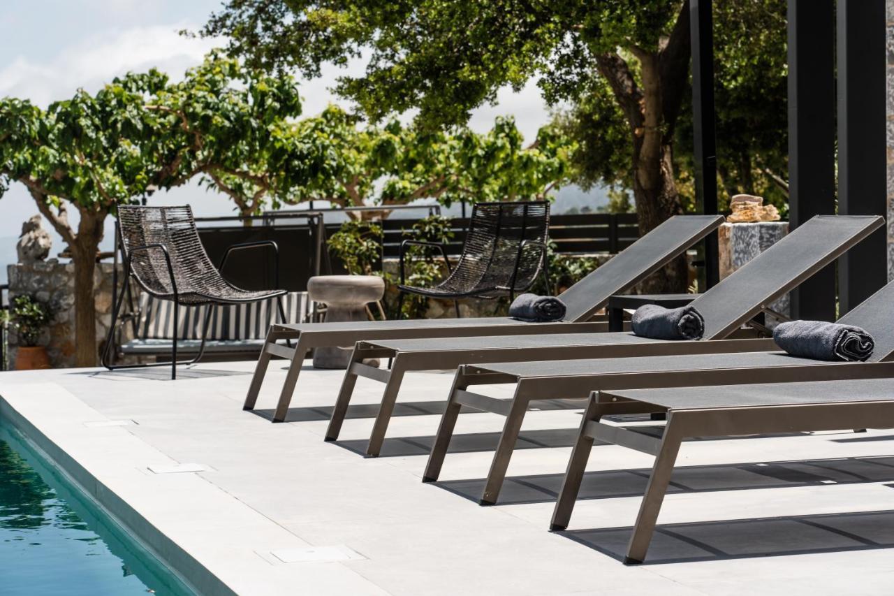 Eumelia Iconic Villa, With Heated Pool & Whirlpool, By Thinkvilla Asi Gonia المظهر الخارجي الصورة